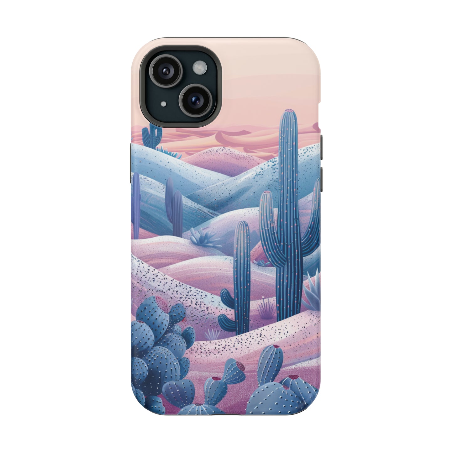 Desert Oasis MagSafe Case for iPhone – Cactus & Western Landscape Design for iPhone 15, 14 Pro Max, 13, and More!