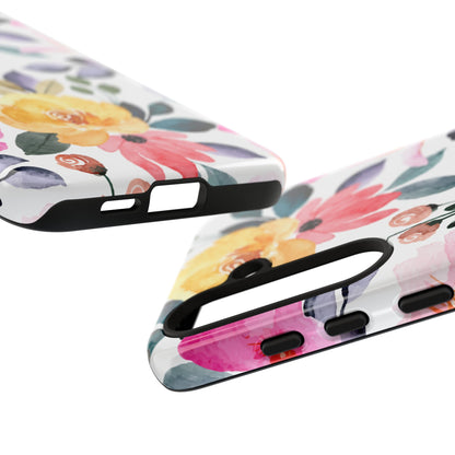 Blossoming Beauty – Samsung Galaxy Case with Watercolor Floral Design