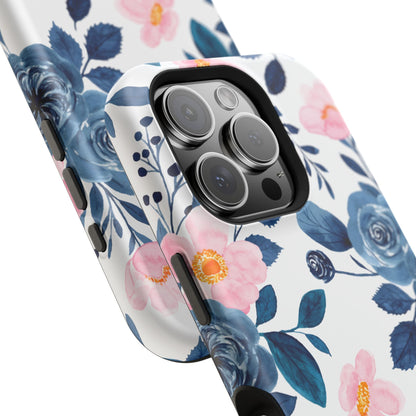 Pastel Garden Charm – MagSafe Case with Soft Watercolor Floral Print