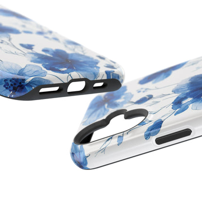 Ethereal Blue Blossoms iPhone Case