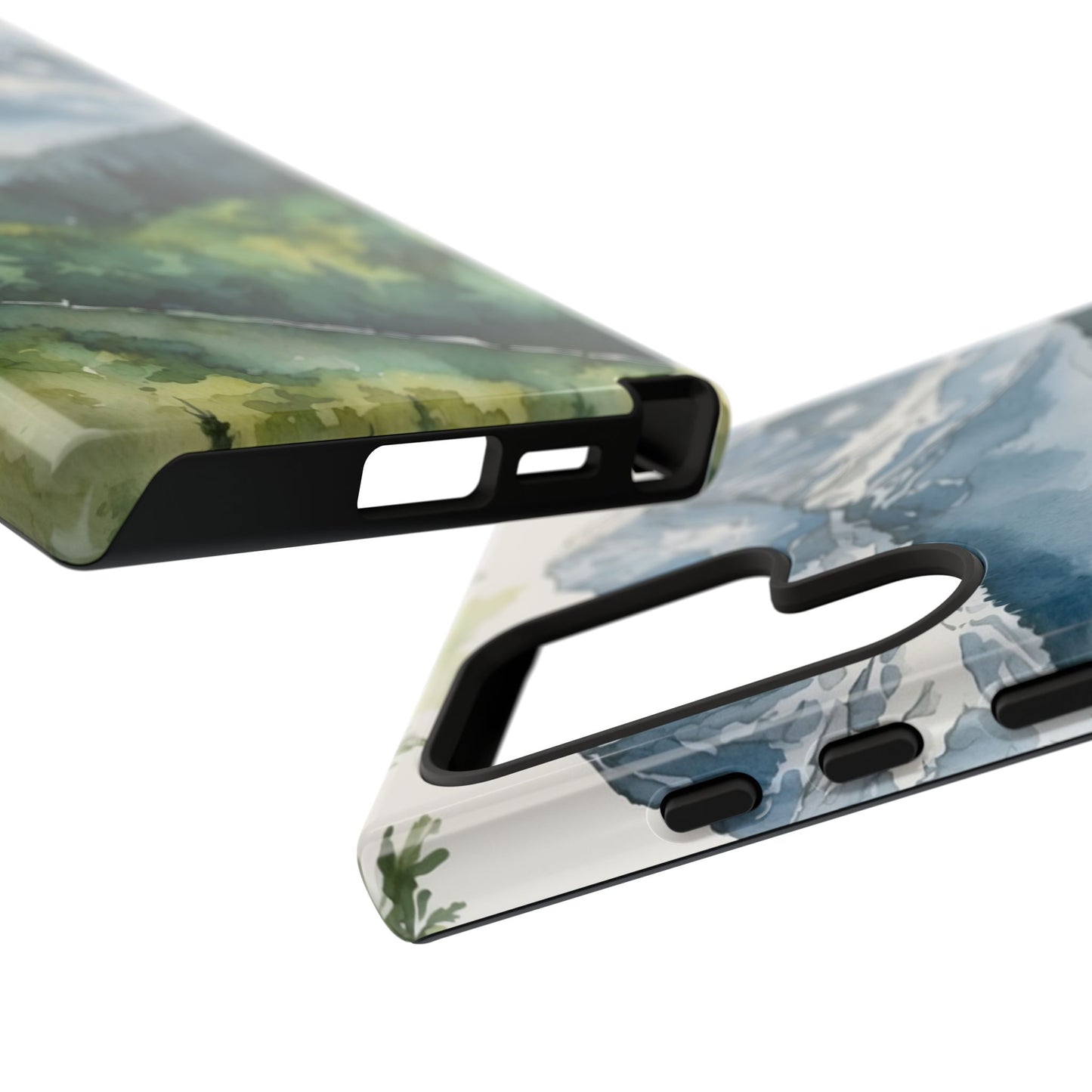 Watercolor Alpine Mountainscape - Samsung Galaxy Case