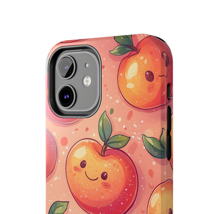 Cute Kawaii Peach iPhone Case – Durable Matte Finish, Slim & Lightweight Design - BOGO Cases