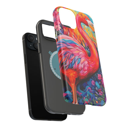 Flamingo Fiesta – Vibrant Flamingo MagSafe iPhone Cases