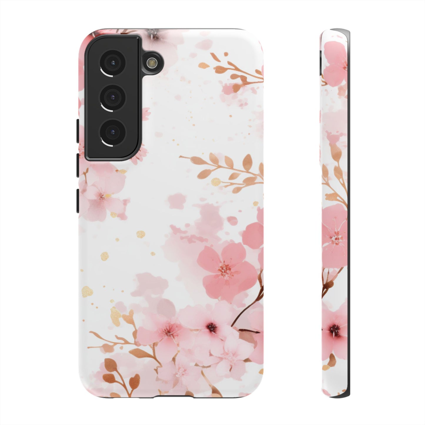 Soft Pink Cherry Blossom Samsung Galaxy Case – Elegant Floral Design