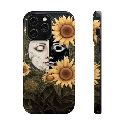 Sunflower Moon and Stars MagSafe Case – Ethereal Art