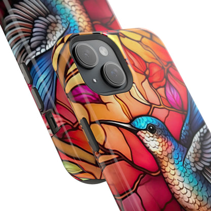 Radiant Multicolor Bird Artwork - MagSafe iPhone Case