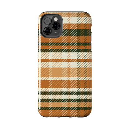 MagSafe Case - Pumpkin Spice Plaid Design