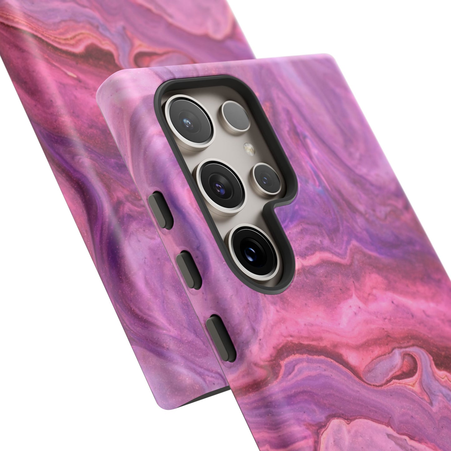 Lavender Dreamscape – Samsung Galaxy Case with Purple & Pink Marble Art