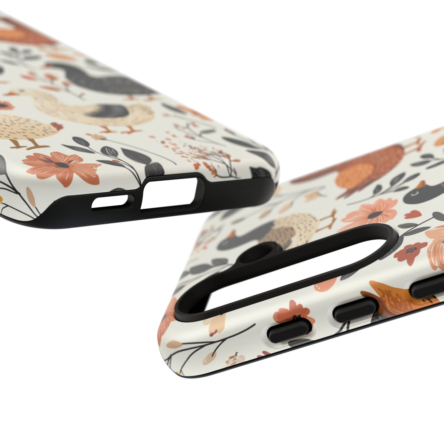 Vintage Duck Case – Floral & Leaf Design