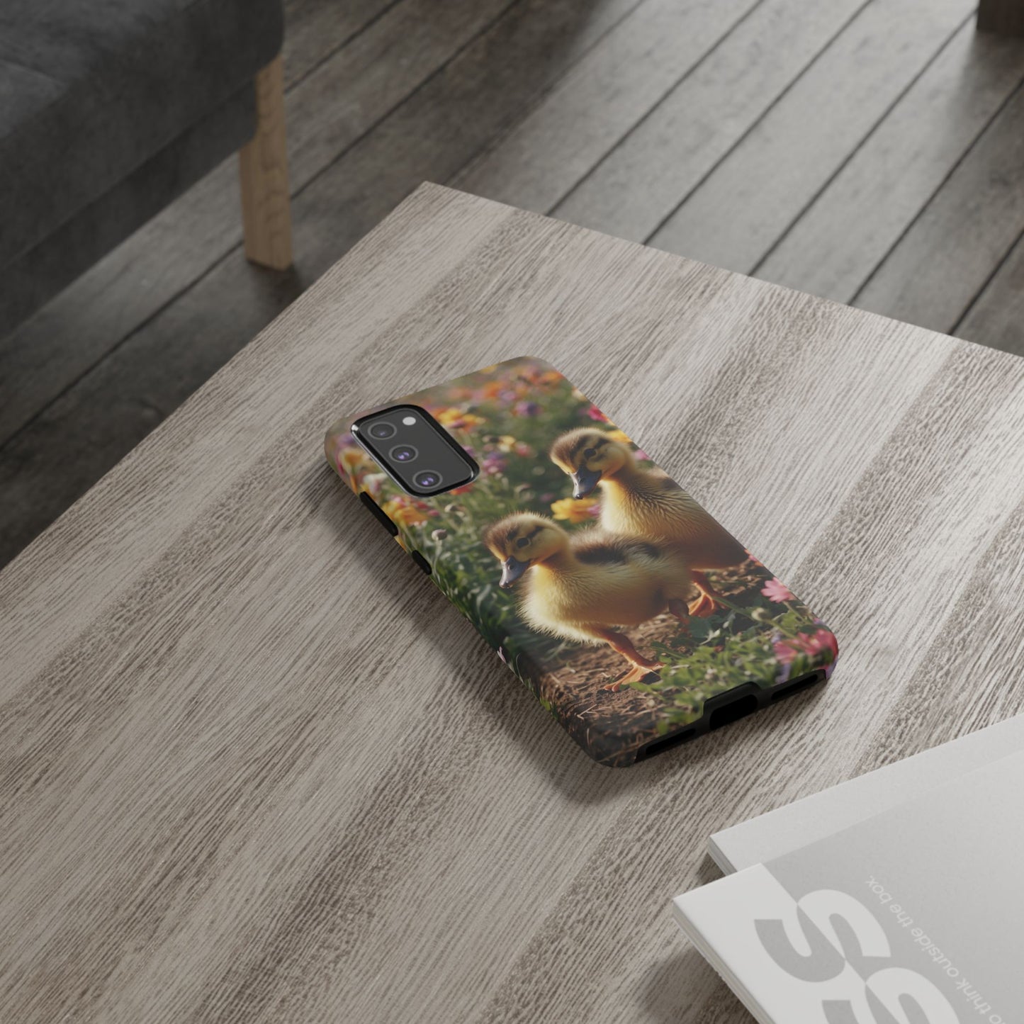 Charming Ducklings in Floral Garden - Samsung Galaxy Case