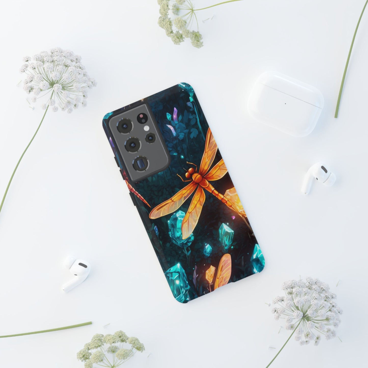 Mystical Dragonflies & Crystals – Samsung Galaxy Series Case