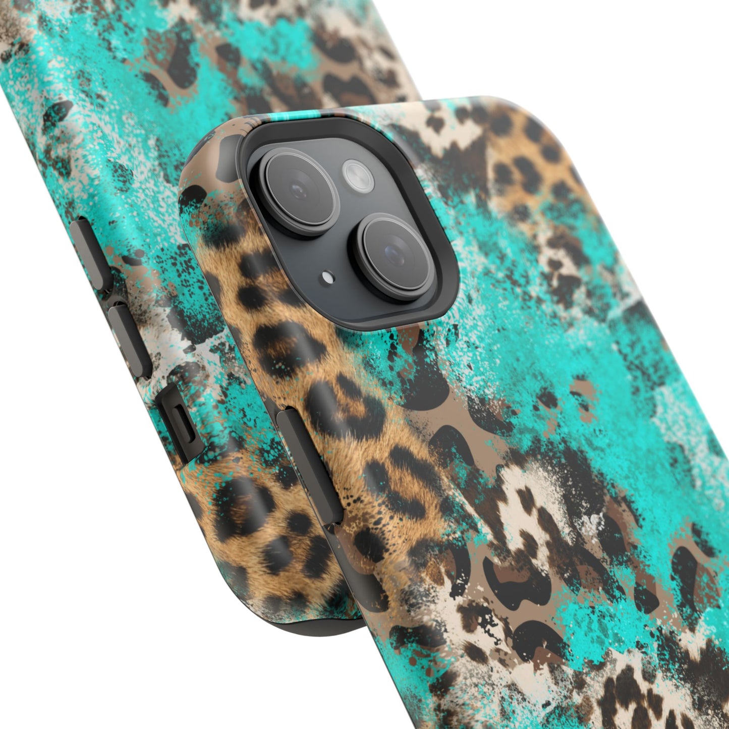 Aqua Splash Leopard - MagSafe iPhone Series Case