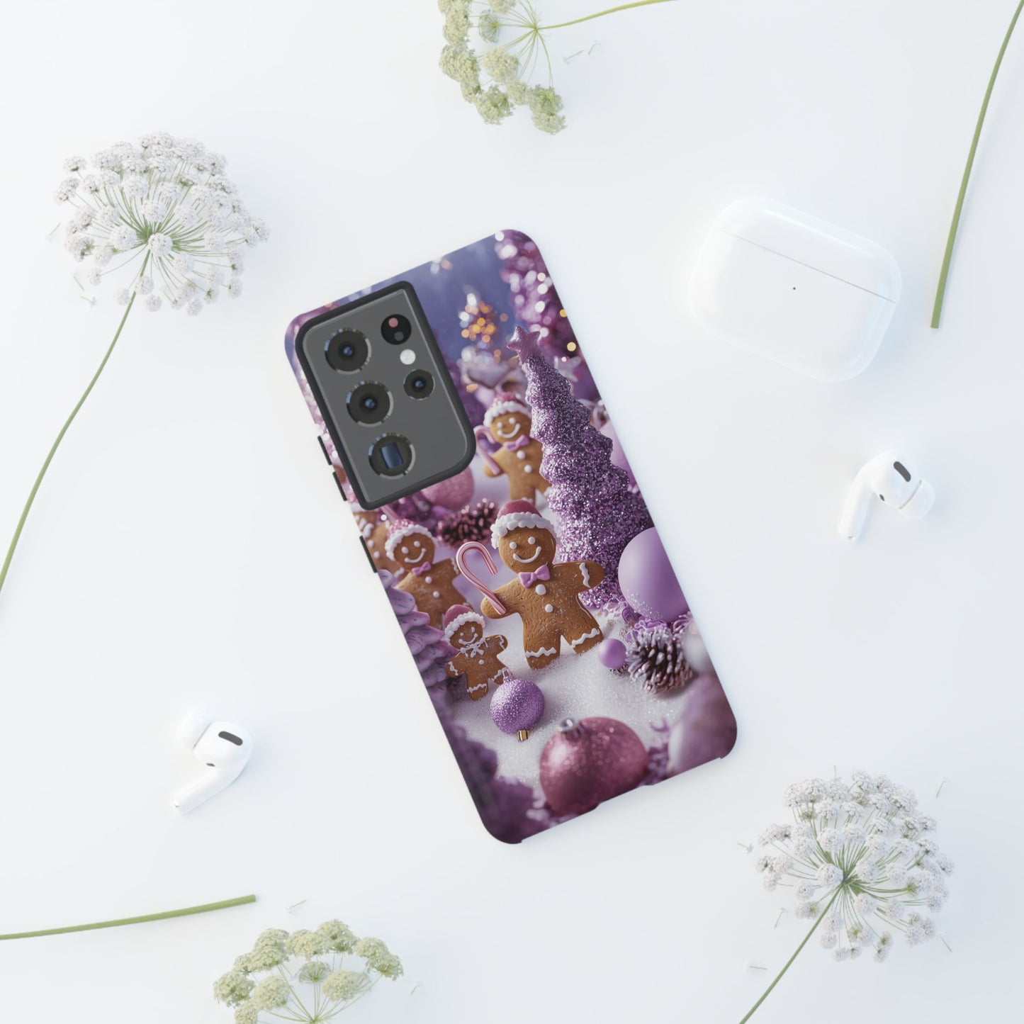 Pink Frosted Gingerbread Forest - Samsung Galaxy Series Case