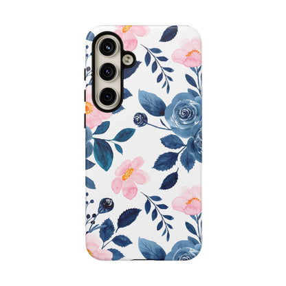 Pastel Garden Charm – Samsung Galaxy Case with Delicate Floral Design