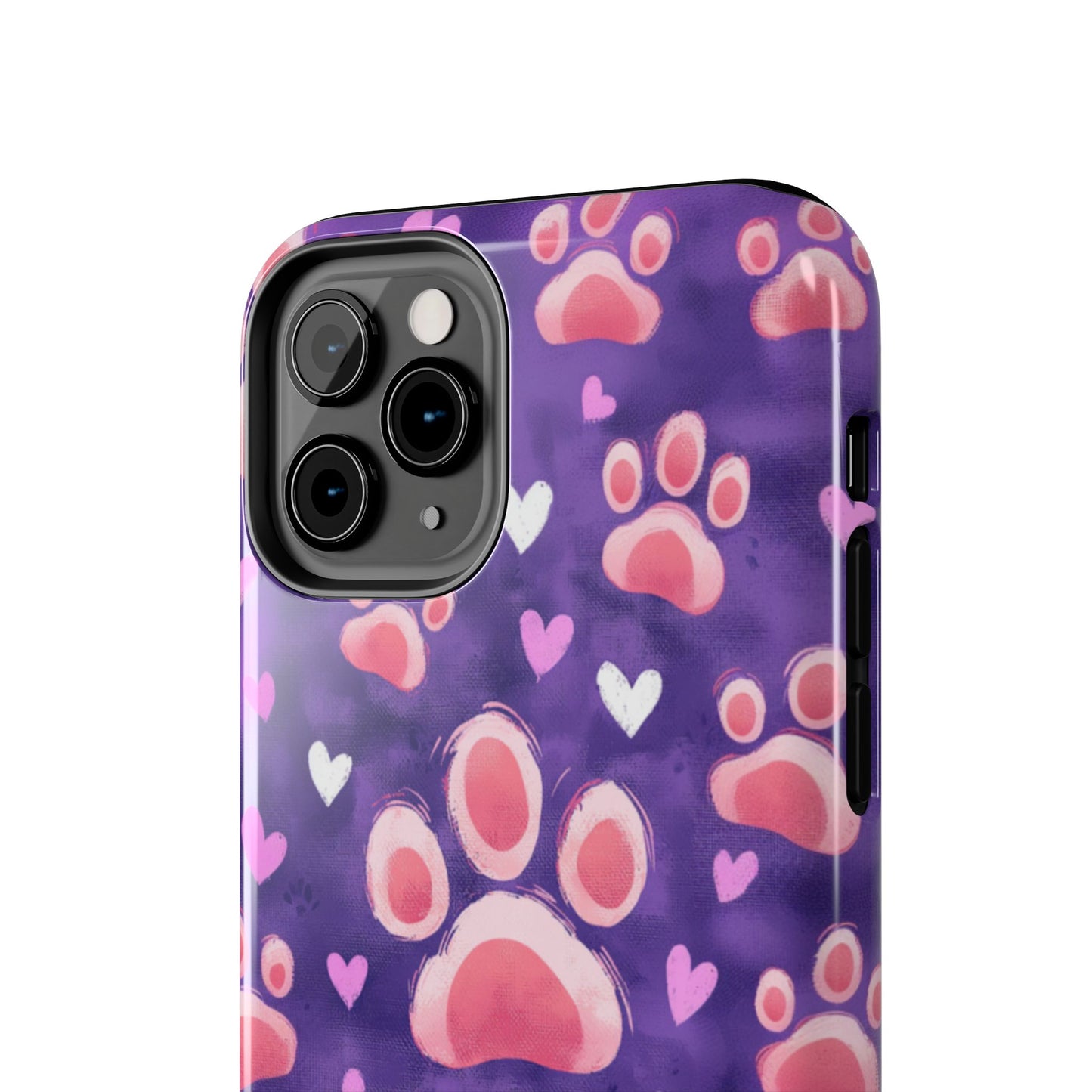 Bold Paw Print iPhone Case - Vibrant Pet-Themed Protective Cover