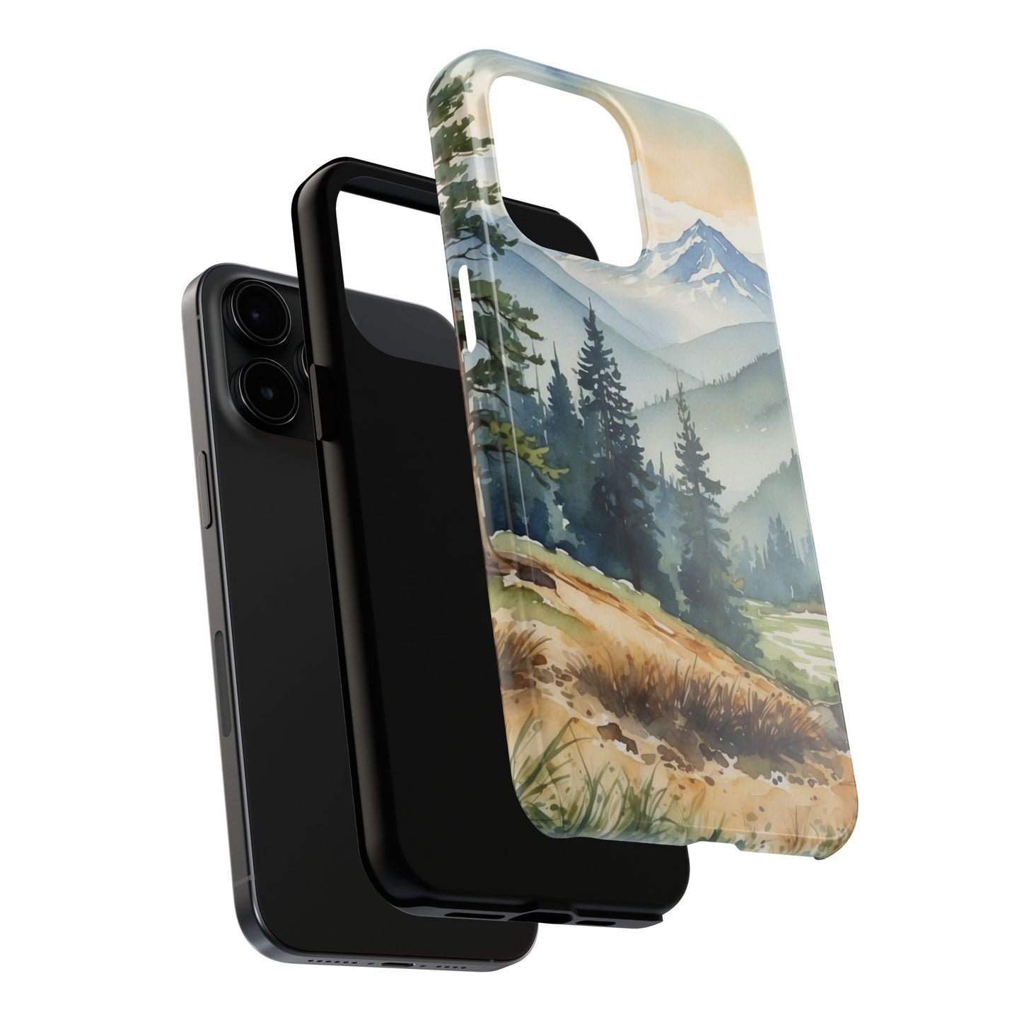 Tranquil Mountain Escape - iPhone Case