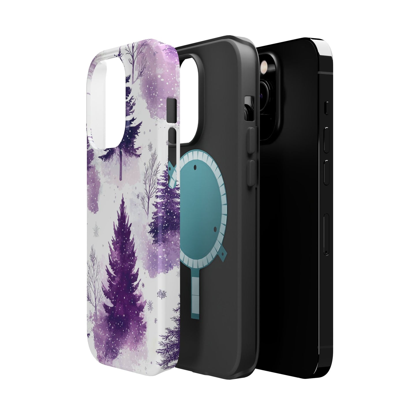 Purple Snowy Forest - MagSafe iPhone Series Case