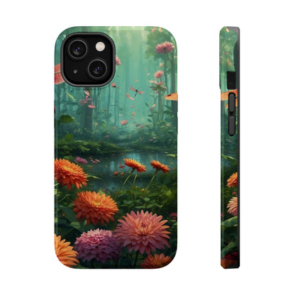 Enchanted Forest Dragonflies & Blossoms – MagSafe iPhone Series Case