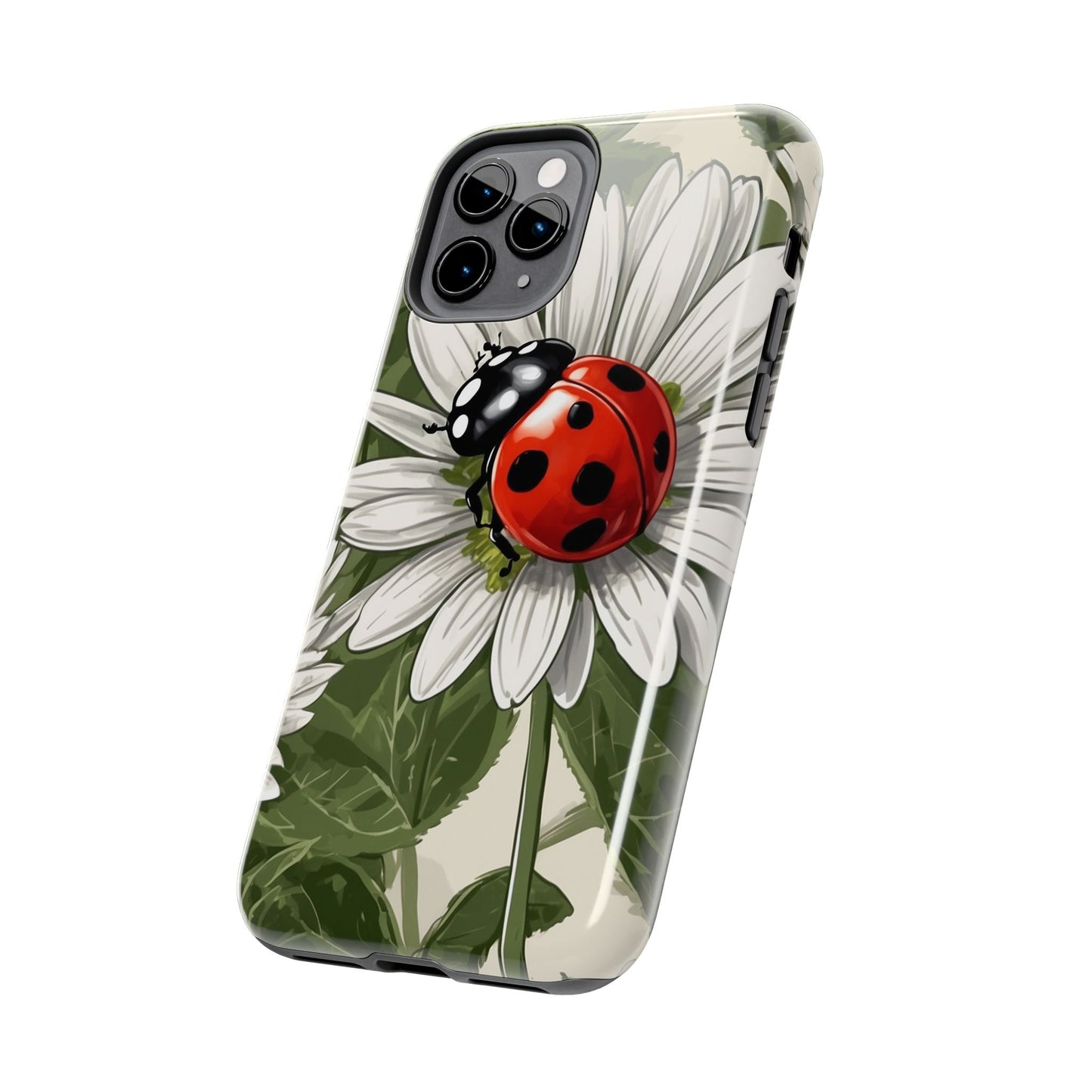 Ladybug & Daisy Garden Charm - iPhone Series Case