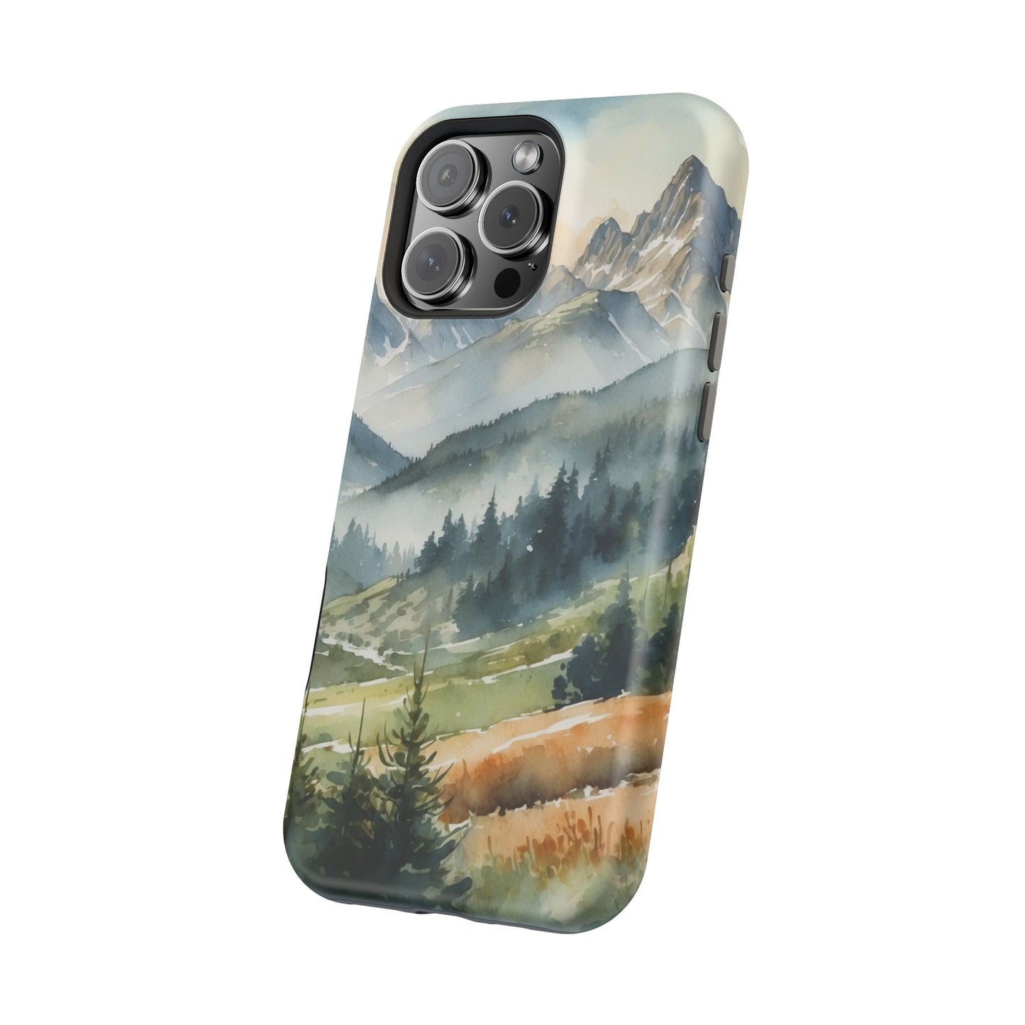 Serene Alpine Forest - MagSafe iPhone Case