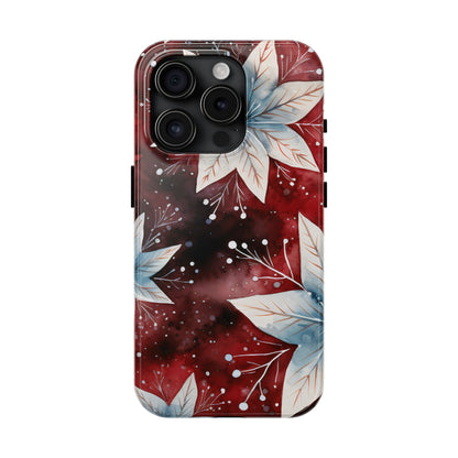 Winter Bloom Poinsettia – iPhone Case