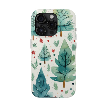 Watercolor Winter Forest - iPhone Series Case