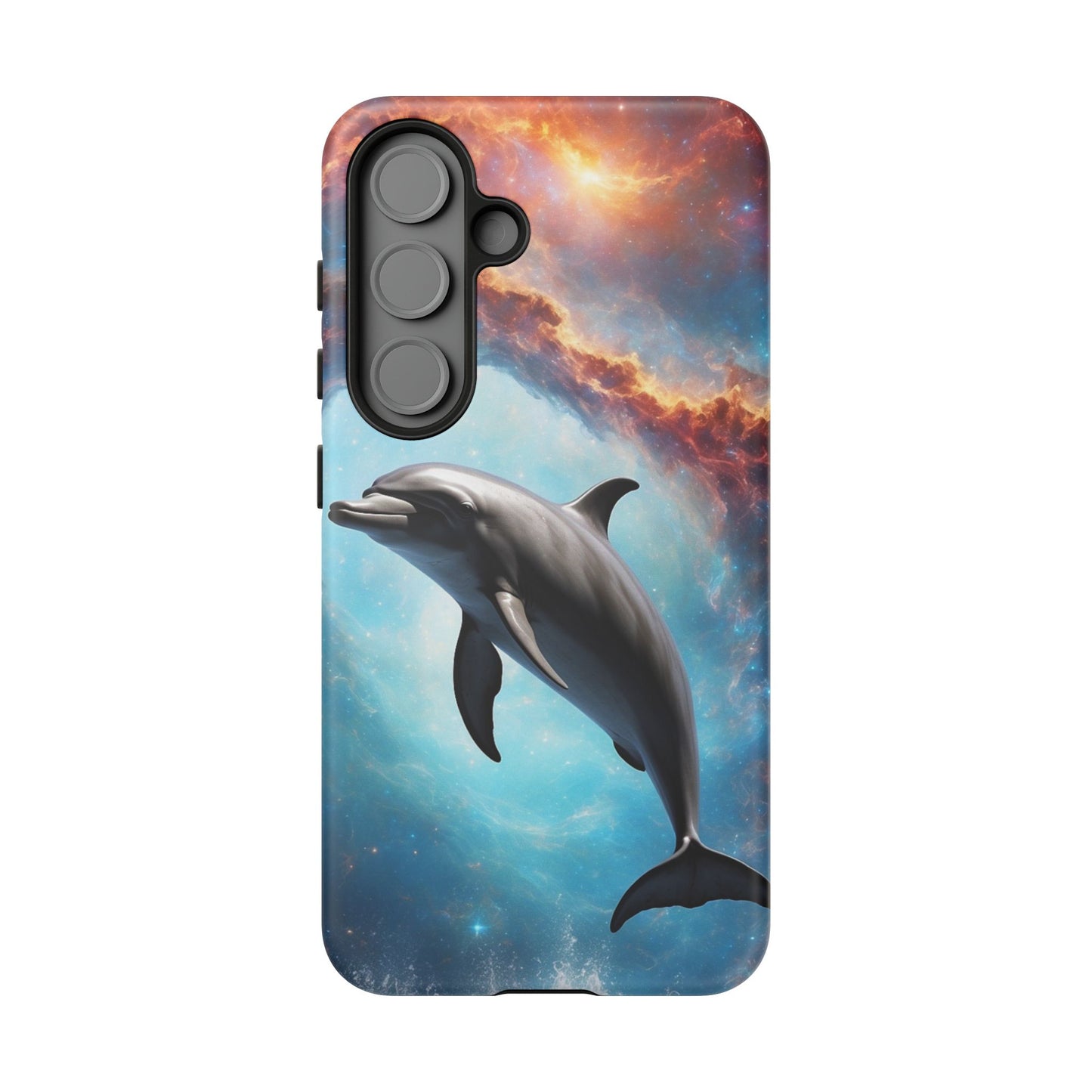 Cosmic Dolphin Space Vibes - Samsung Galaxy Case