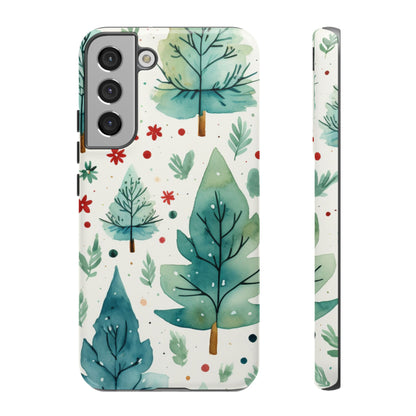 Watercolor Winter Forest -  Samsung Galaxy Series Case