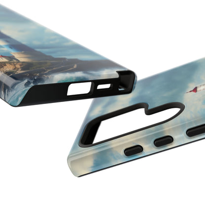 Samsung Galaxy Case - Coastal Lighthouse Design