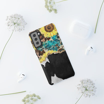 Rustic Sunflower Leopard Glam - Samsung Galaxy Series Case