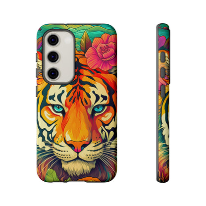 Fierce Rainbow Tiger Art - Samsung Galaxy Case