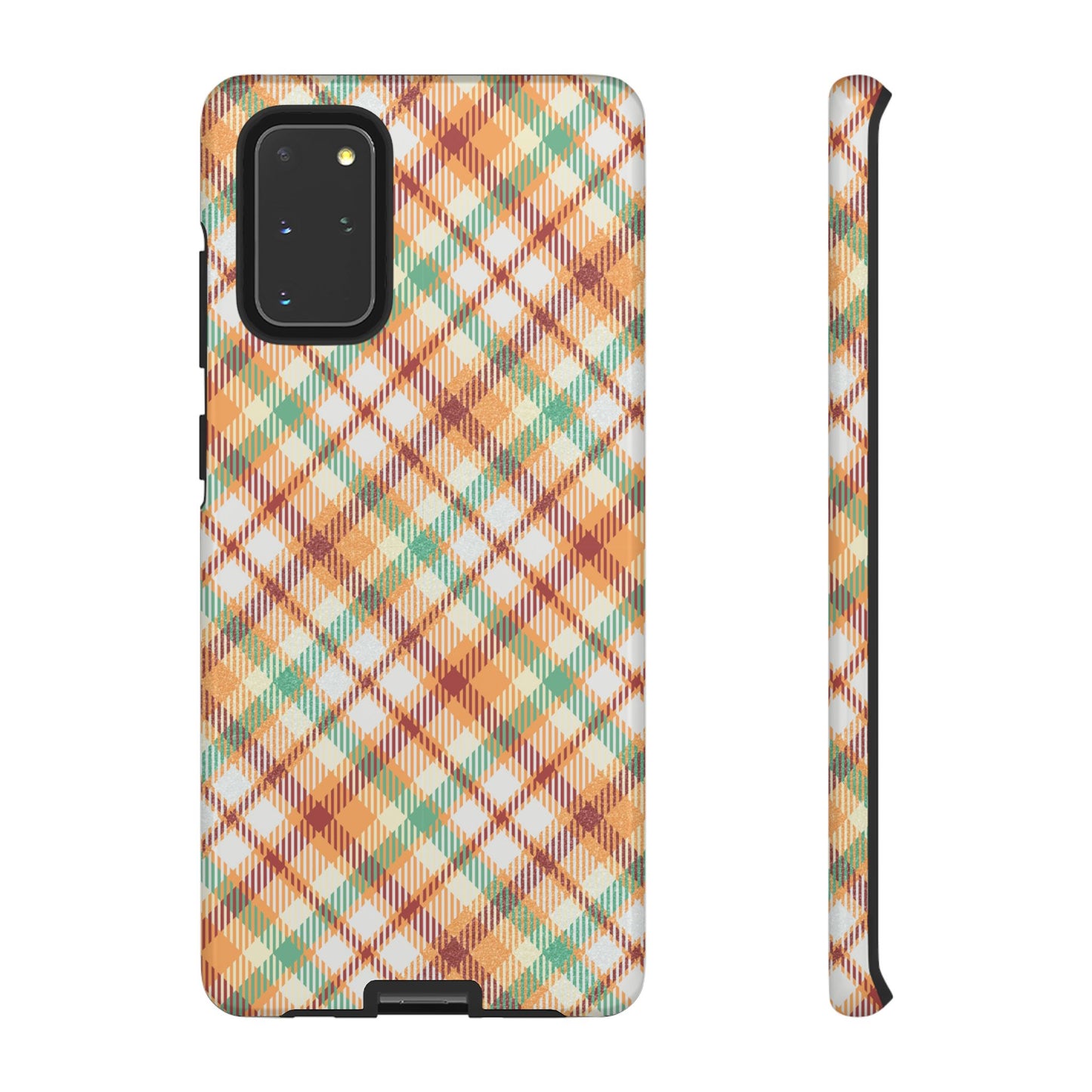 Samsung Galaxy Case - Autumn Harvest Plaid Design