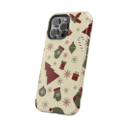 Vintage Holiday Cheer - MagSafe iPhone Series Case