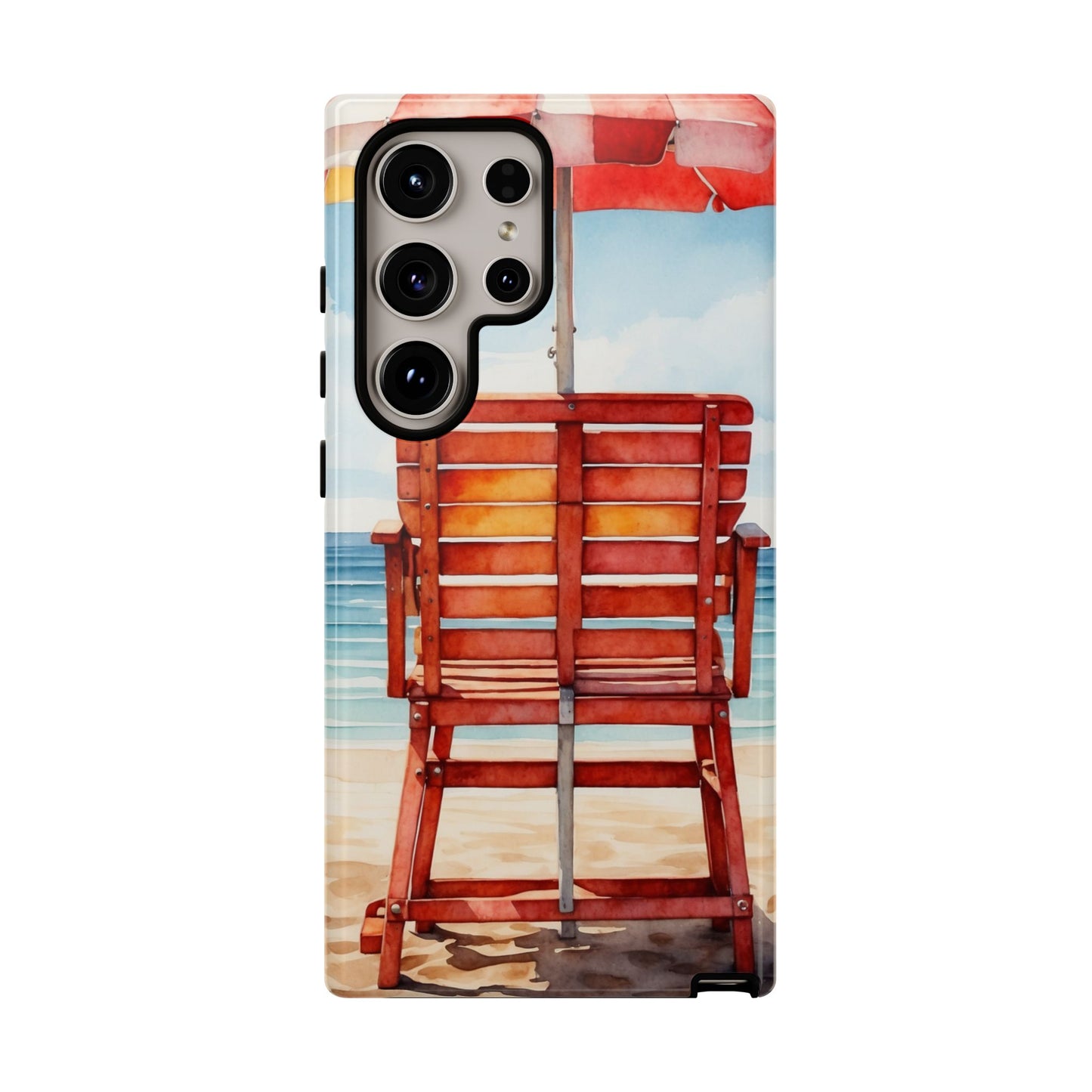 Beachfront Sunset Lounge Samsung Galaxy Case – Rearview Edition