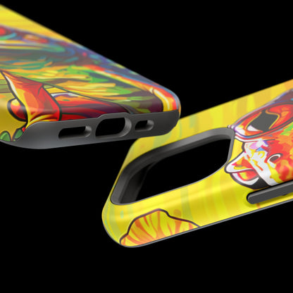 Vibrant Rainbow Frog Design – MagSafe iPhone Case