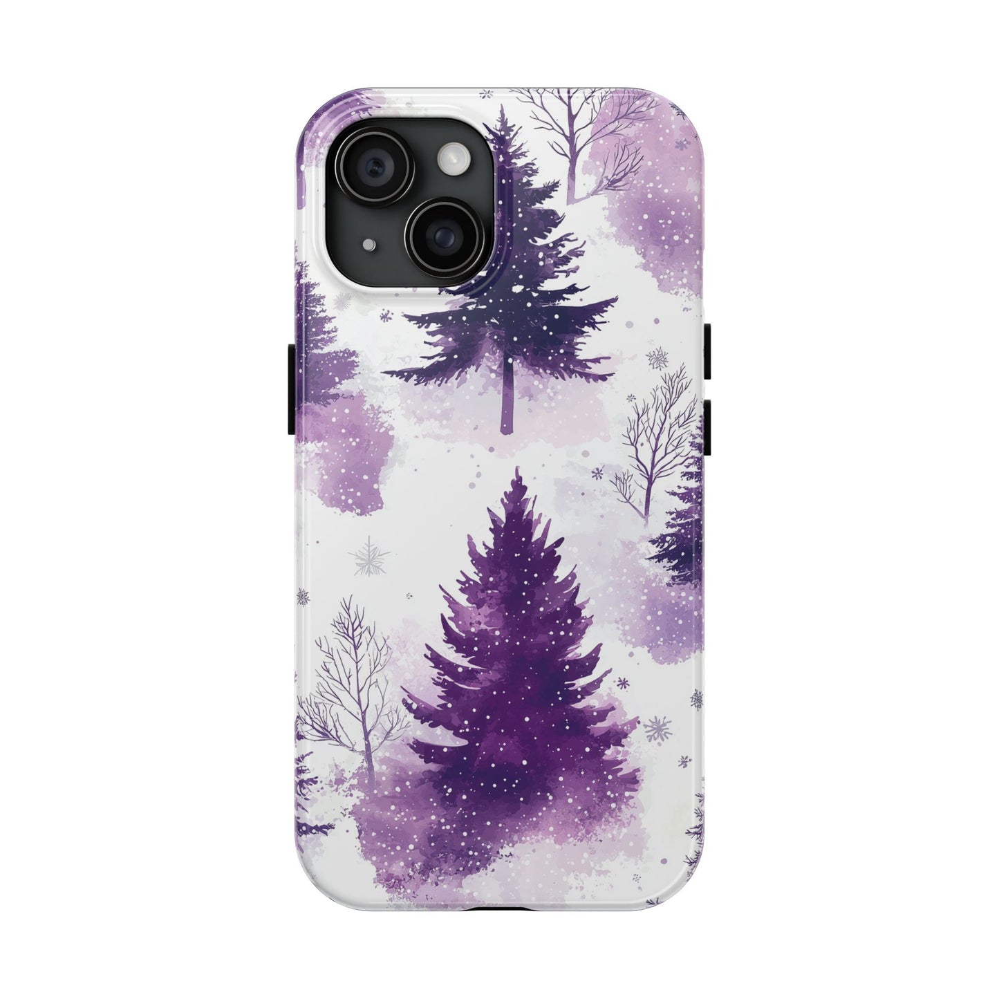 Purple Snowy Forest - iPhone Series Case