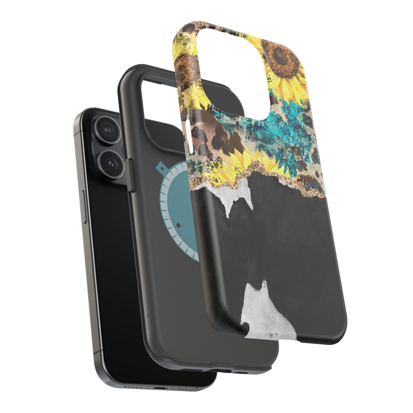 Rustic Sunflower Leopard Glam - MagSafe iPhone Series Case