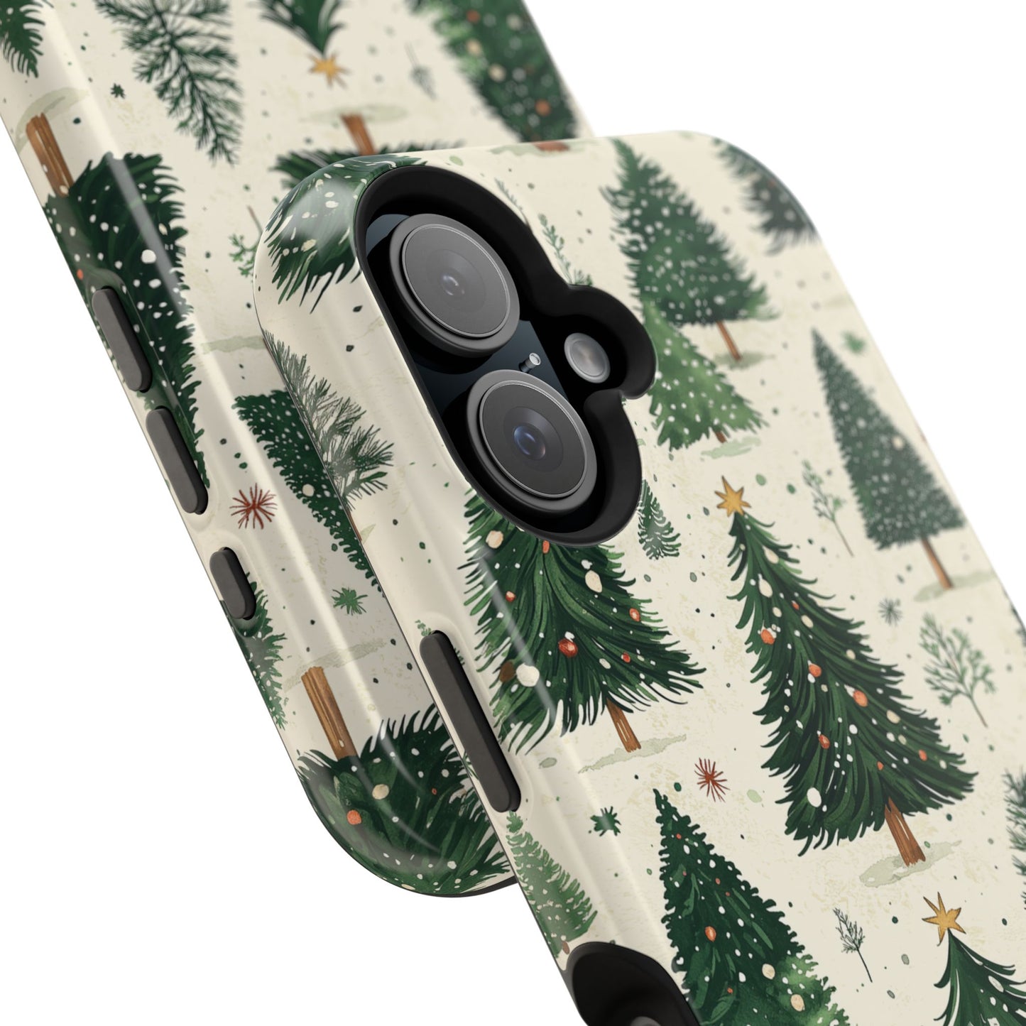 Festive Christmas Tree Forest Pattern – MagSafe iPhone Series Case