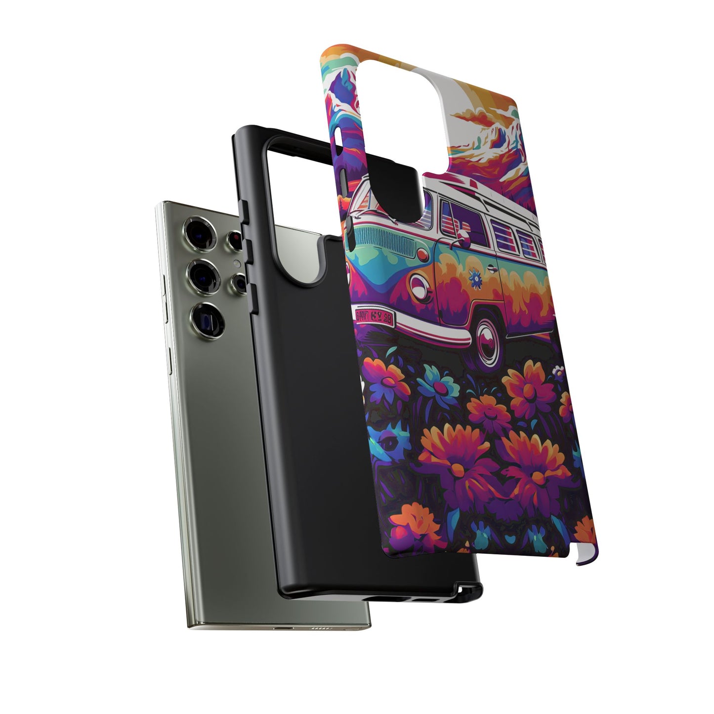 Groovy Floral Sunset Van – Samsung Galaxy Series Case