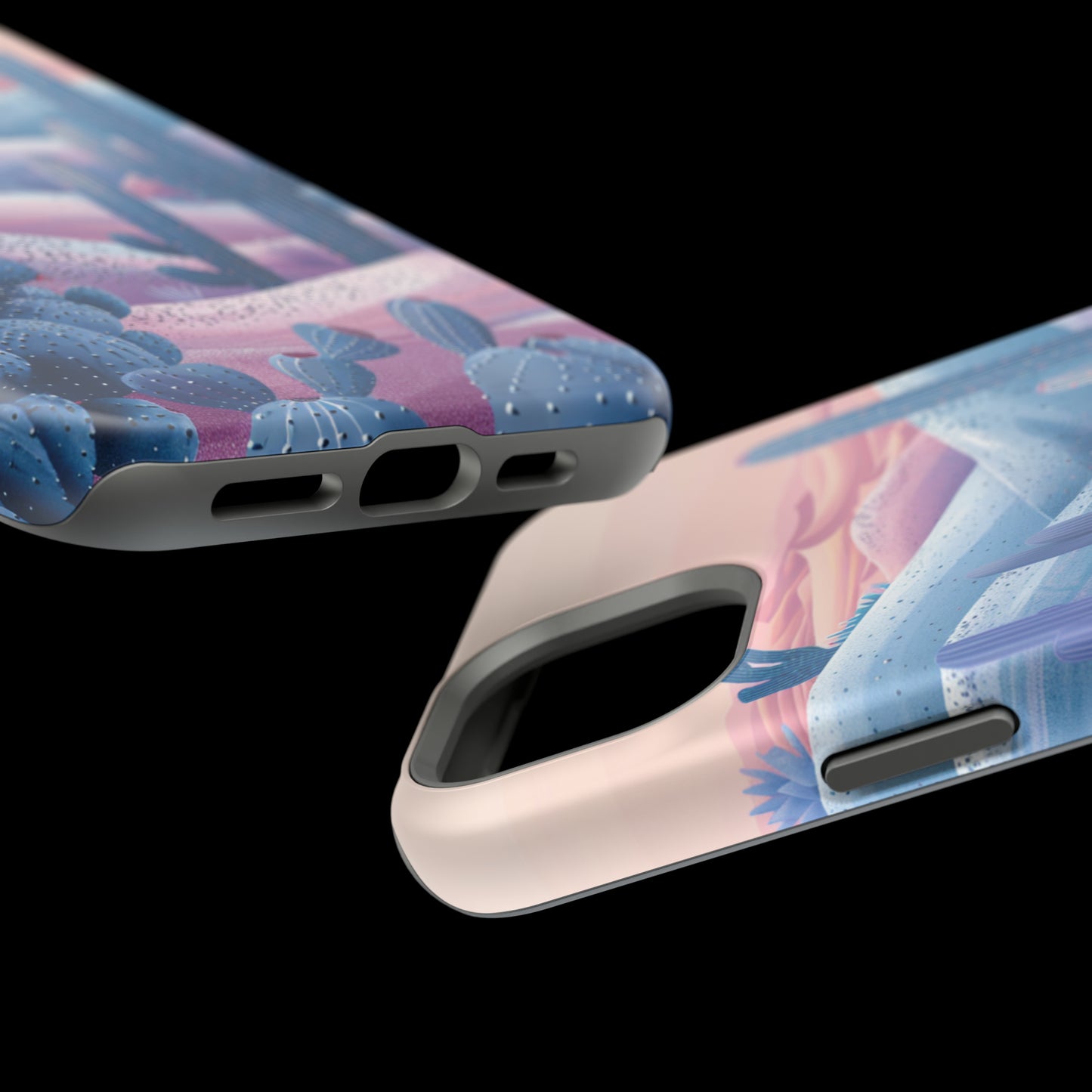 Desert Oasis MagSafe Case for iPhone – Cactus & Western Landscape Design for iPhone 15, 14 Pro Max, 13, and More!