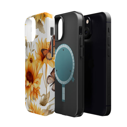 Sunflower & Monarch Garden - MagSafe iPhone Series Case