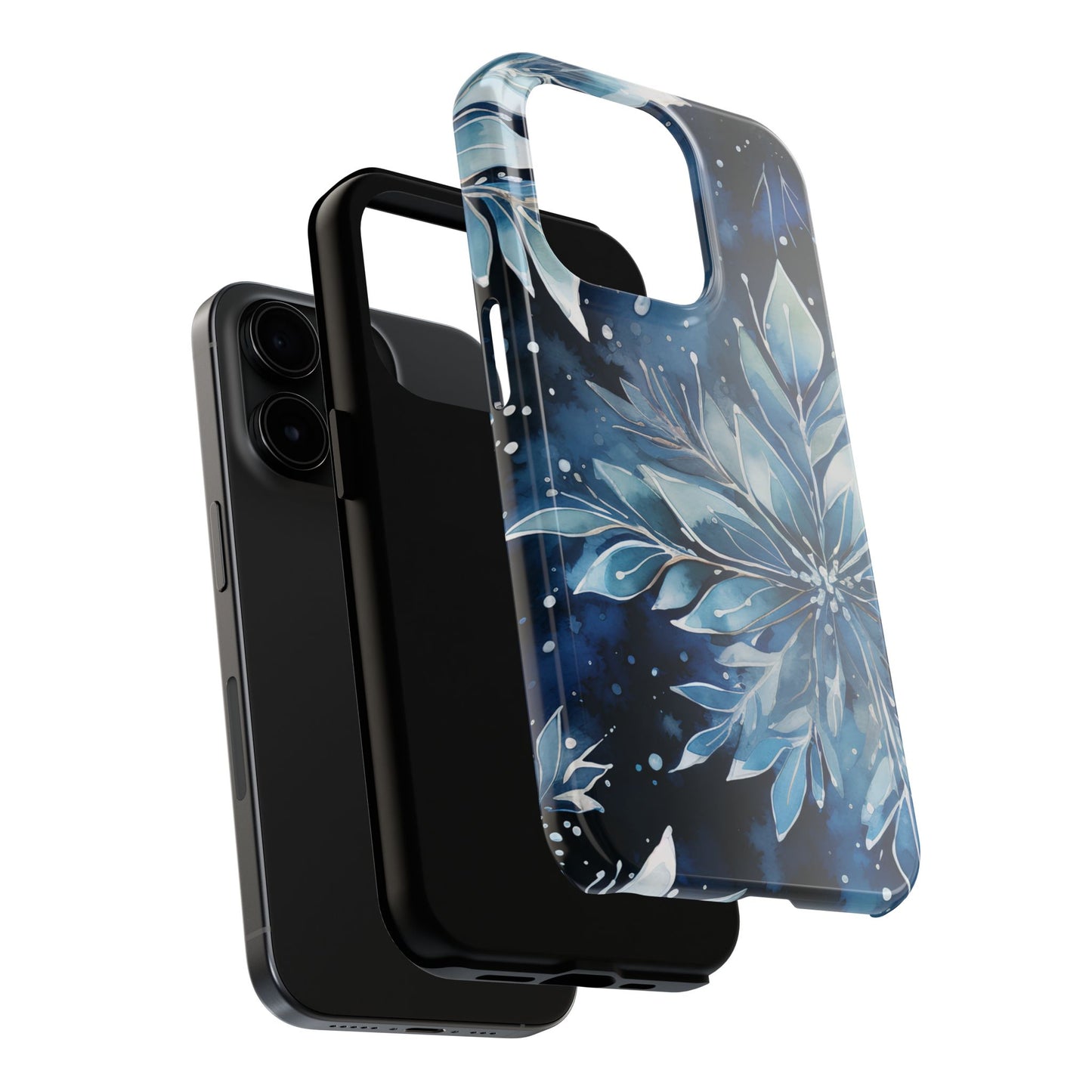 Winter’s Embrace – Blue Snowflake Samsung Galaxy Case