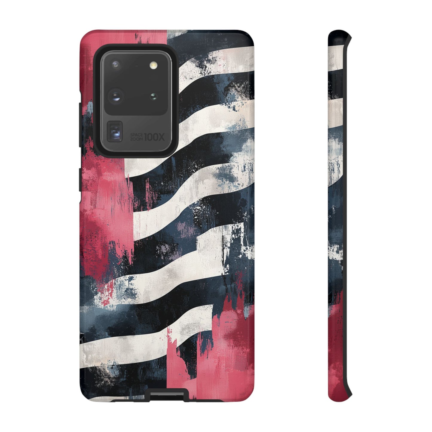 Blood Zebra Samsung Case – Bold Red & Black Pattern