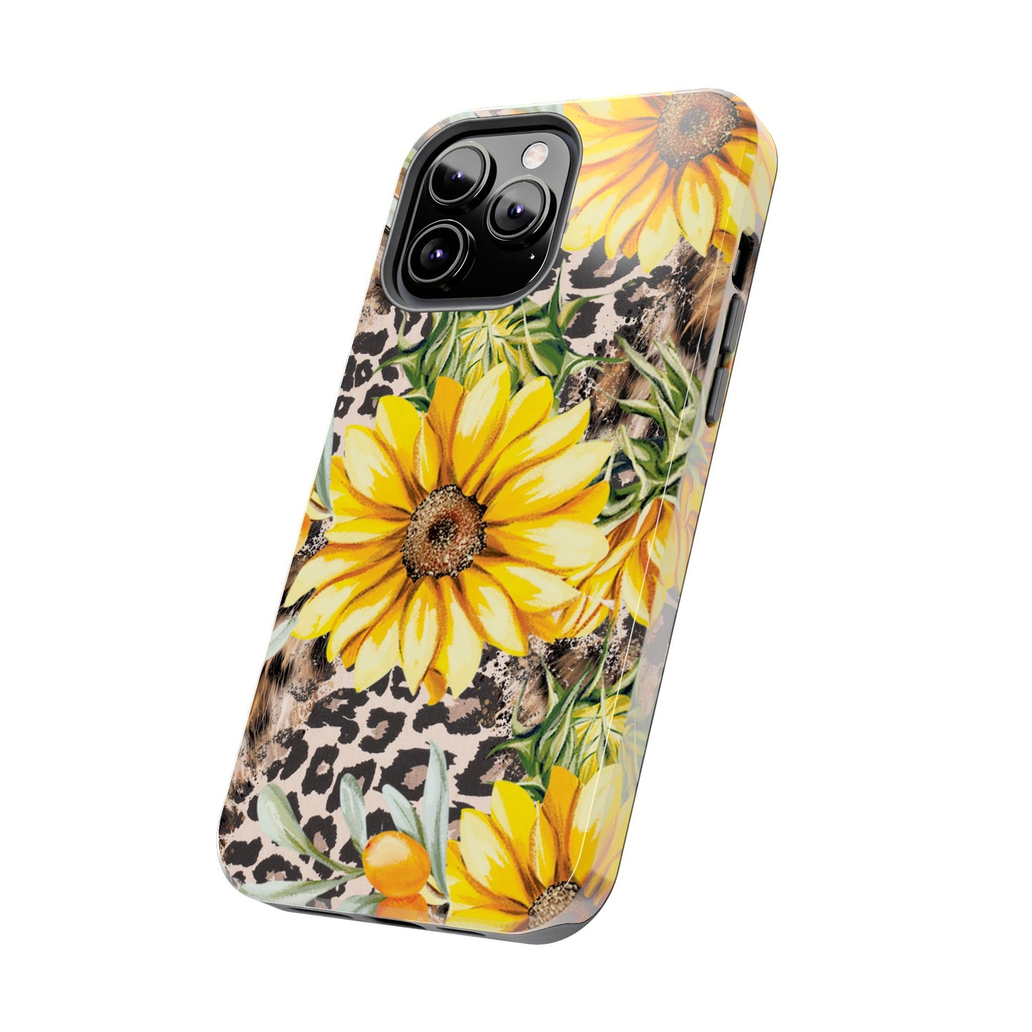 Leopard Sunflower Chic - iPhone Series Case