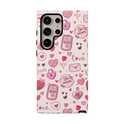 Samsung Galaxy Case: Playful Valentine's Day Icons Case