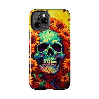 Sun Kissed Skull iPhone Case