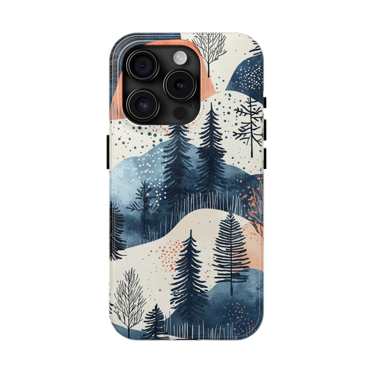 Winter Forest Samsung Galaxy Case | Watercolor Pine Trees