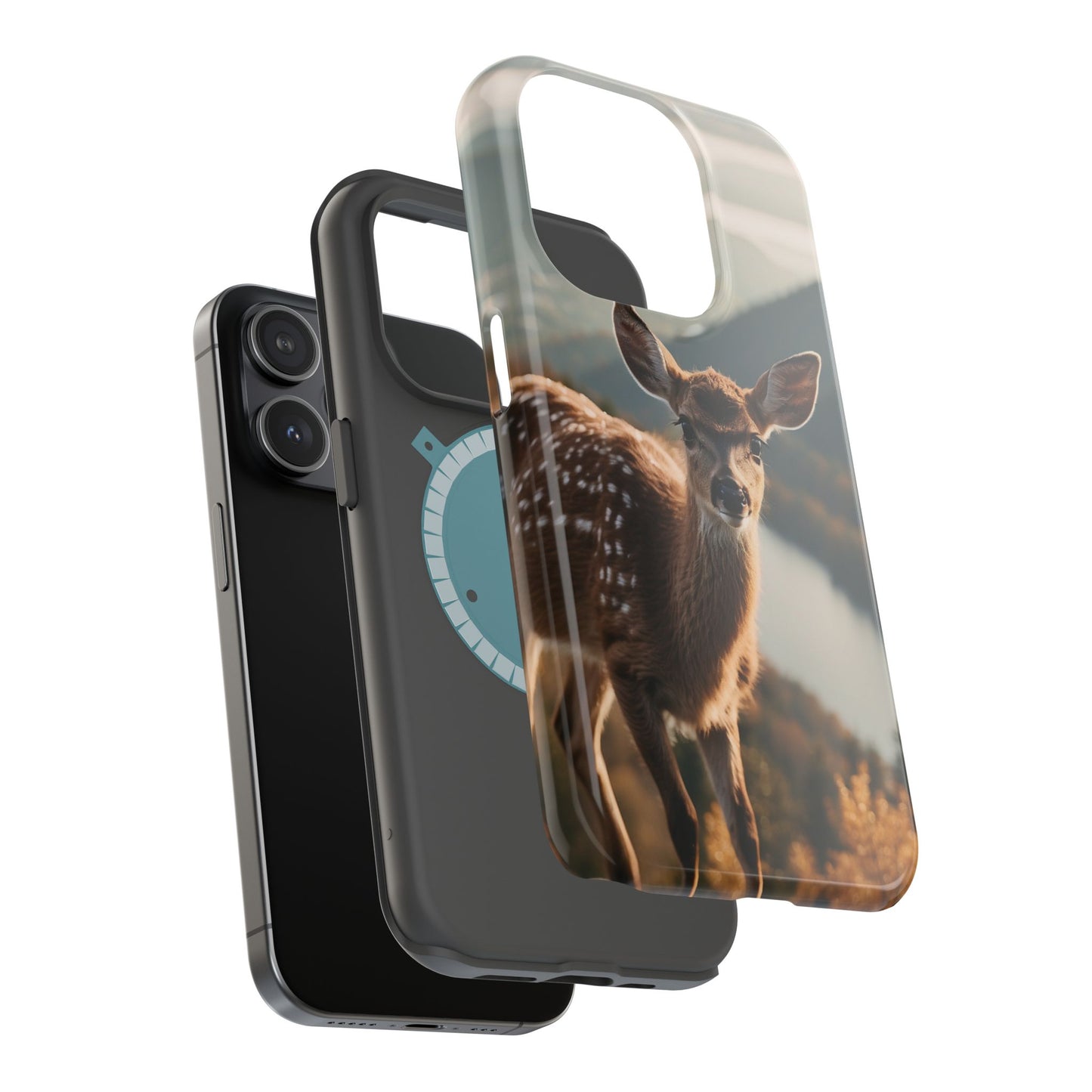 Whimsical Fawn in a Sunlit Forest MagSafe iPhone Case