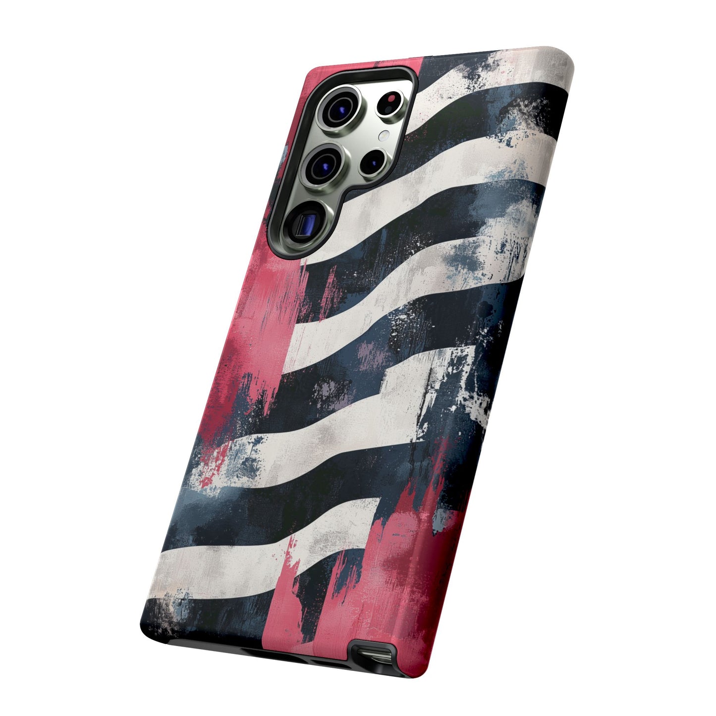 Blood Zebra Samsung Case – Bold Red & Black Pattern