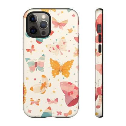 Coquette Watercolor Butterfly iPhone Case